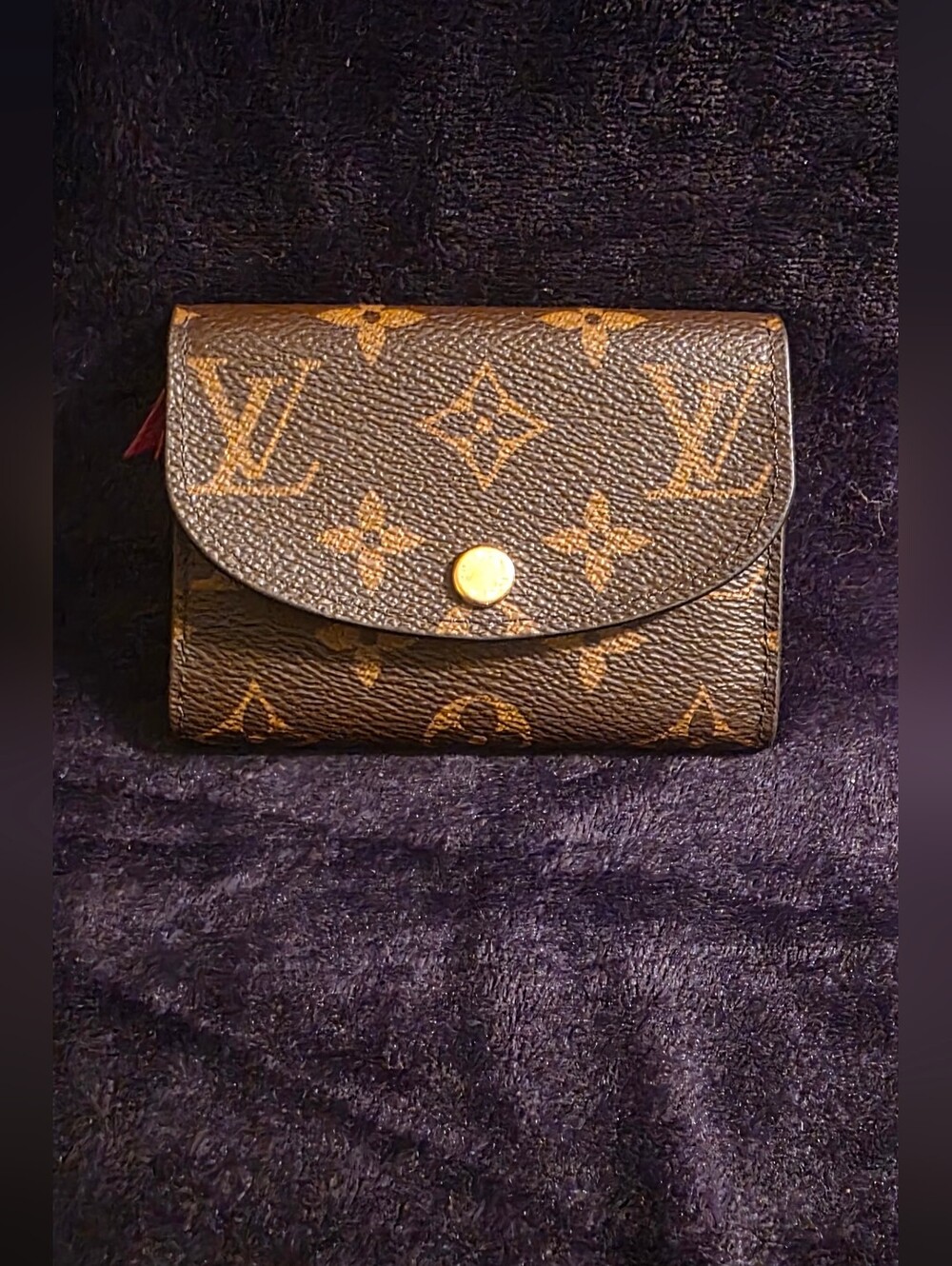 Louis Vuitton Monogram Small Fold Wallet - Brown with Gold Hardware